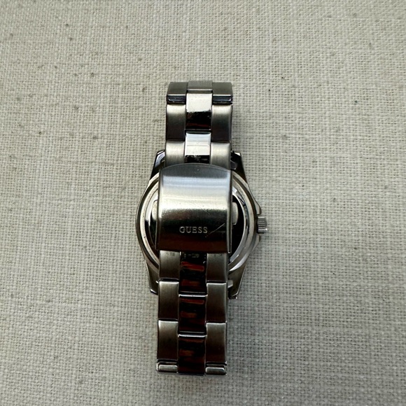 Guess Women's Silver Watch with Crystal Accents - Picture 6 of 6